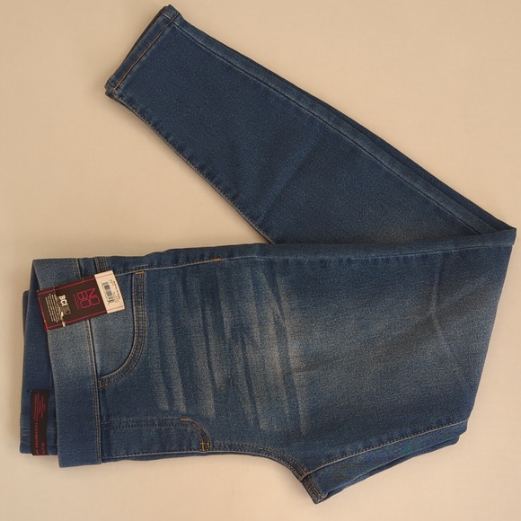 No Boundaries Denim - NEW No Boundaries Distressed Pull On Jegging Junior M Blue Medium Wash